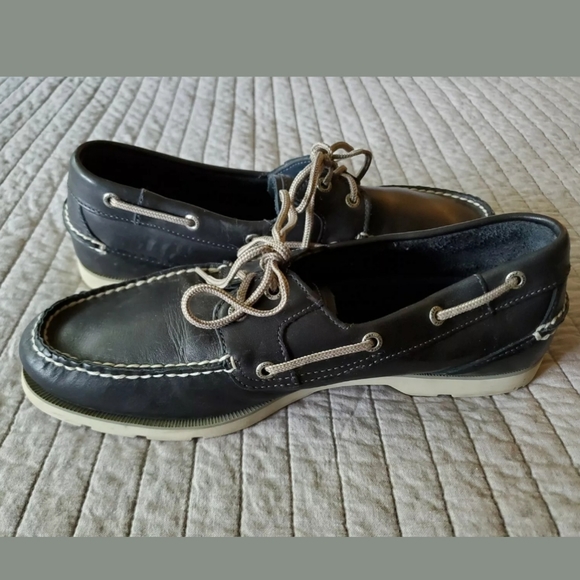 Sperry Top-Sider Leeward 2-Eye Navy Shoe MSRP $95 - Picture 7 of 10